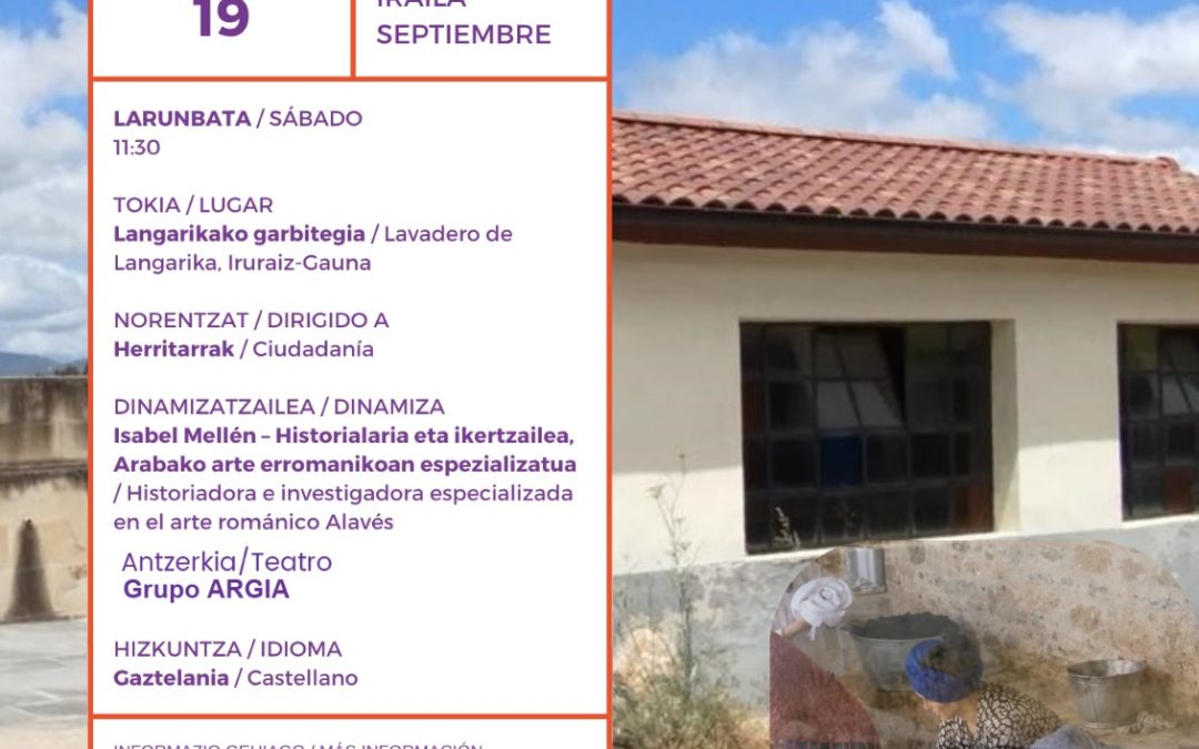Homenaje a las lavanderas de Langarika
